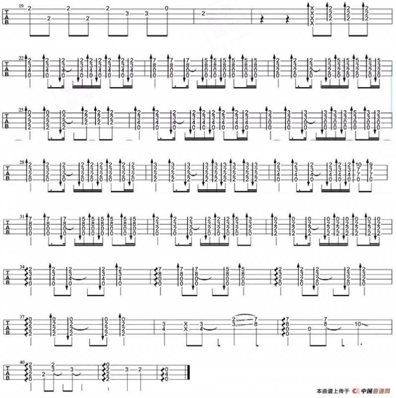 Fade（尤克里里指弹谱）