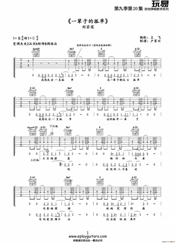 一辈子的孤单（王飞编配版）