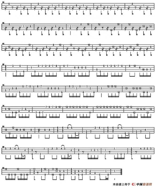 土耳其进行曲（尤克里里指弹谱）