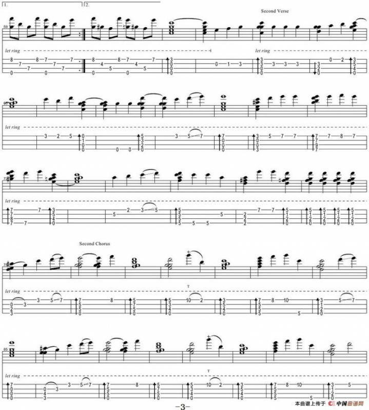 蒲公英的约定（尤克里里指弹谱、丸子君编配版）