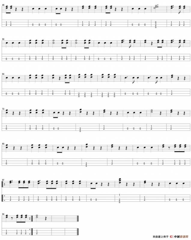 Hes a Pirate（尤克里里指弹谱、电影《加勒比海盗》配乐）