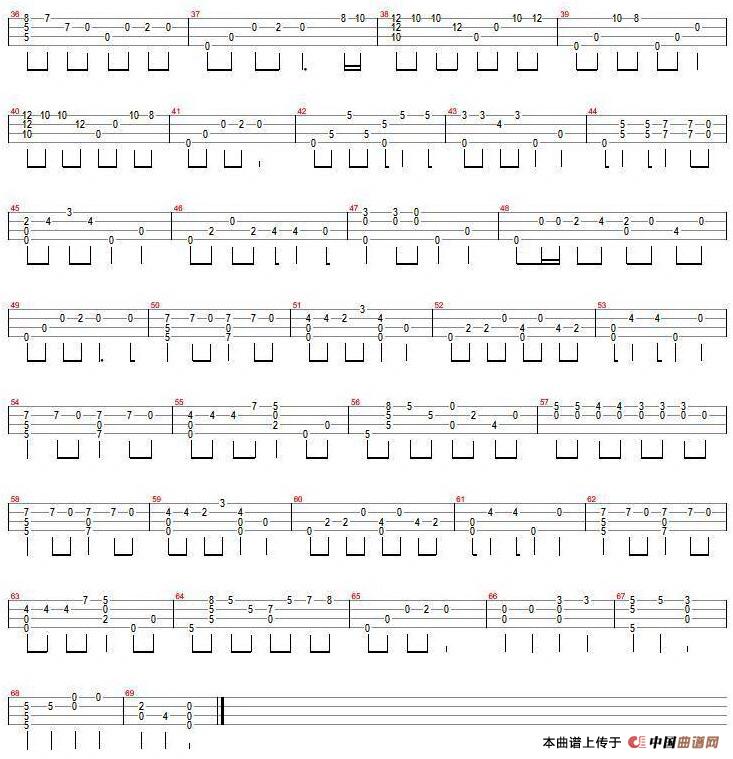 爸爸去哪儿（尤克里里指弹谱）