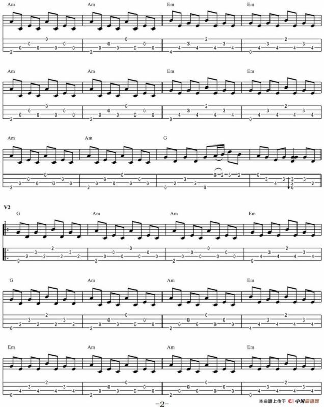 滴答（尤克里里指弹谱、《北京爱情故事》插曲）