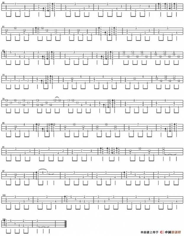 Ukulele waltz（尤克里里指弹谱）