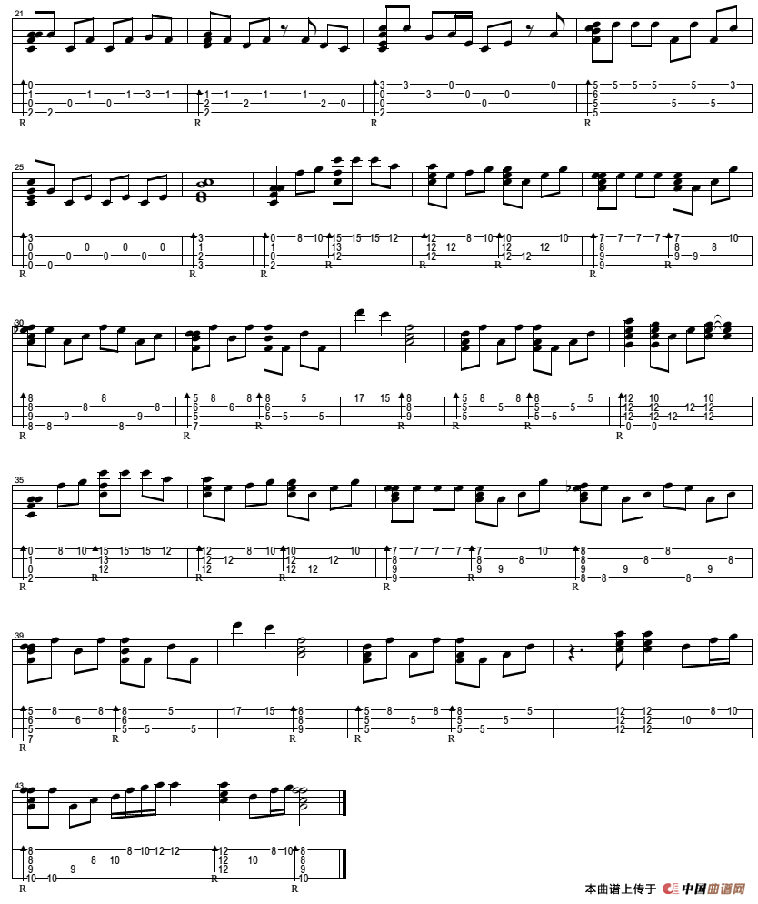 香水有毒（尤克里里指弹谱）