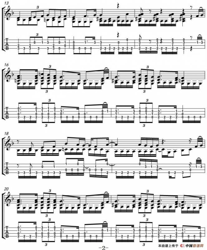 Brave Heart（尤克里里指弹谱）