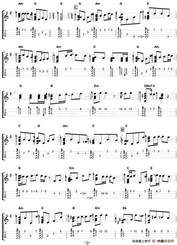 I Believe（尤克里里指弹谱）