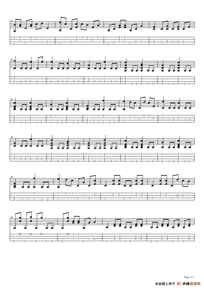 Im yours（尤克里里指弹谱）