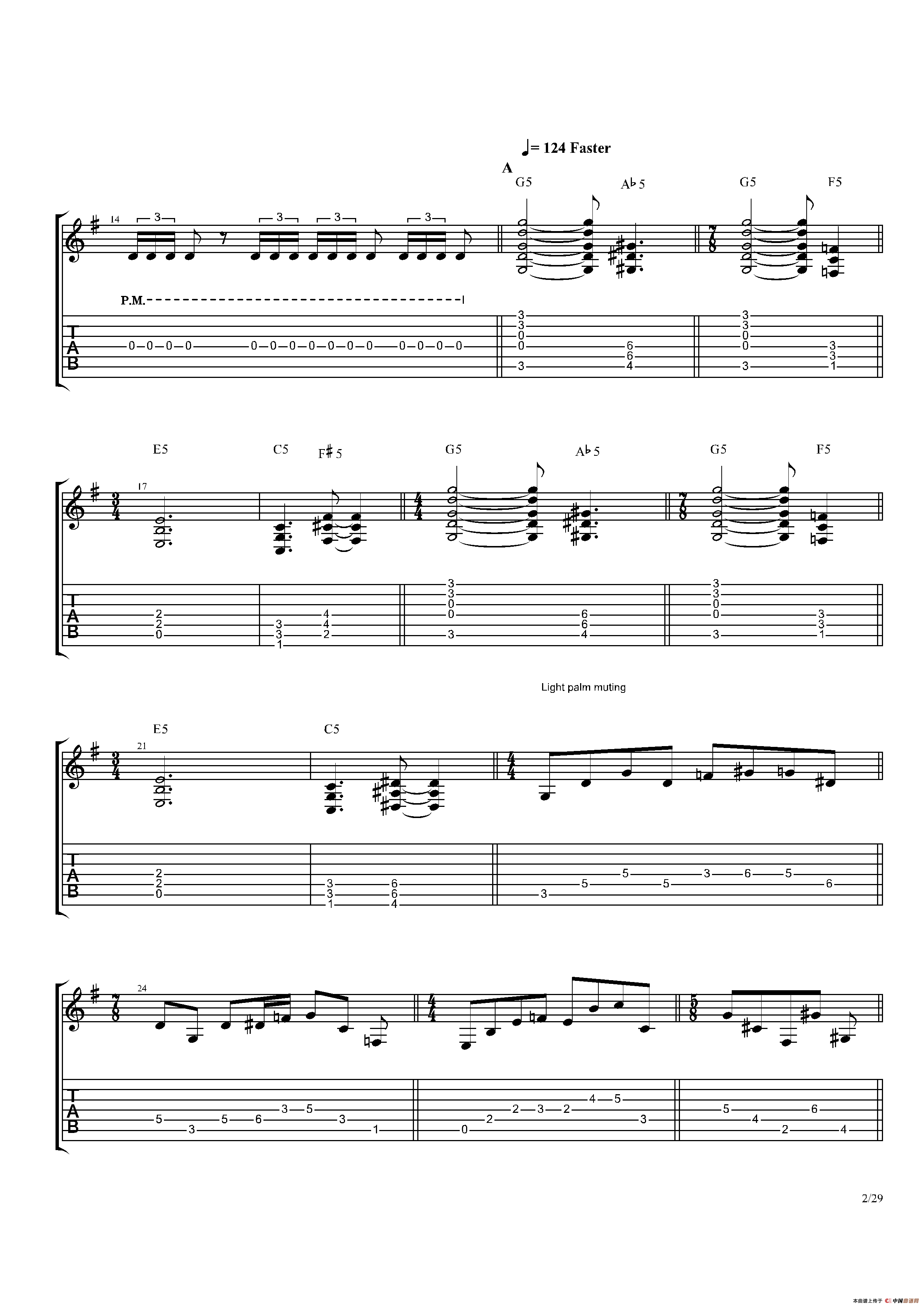 The Dance Of Eternity（吉他独奏）