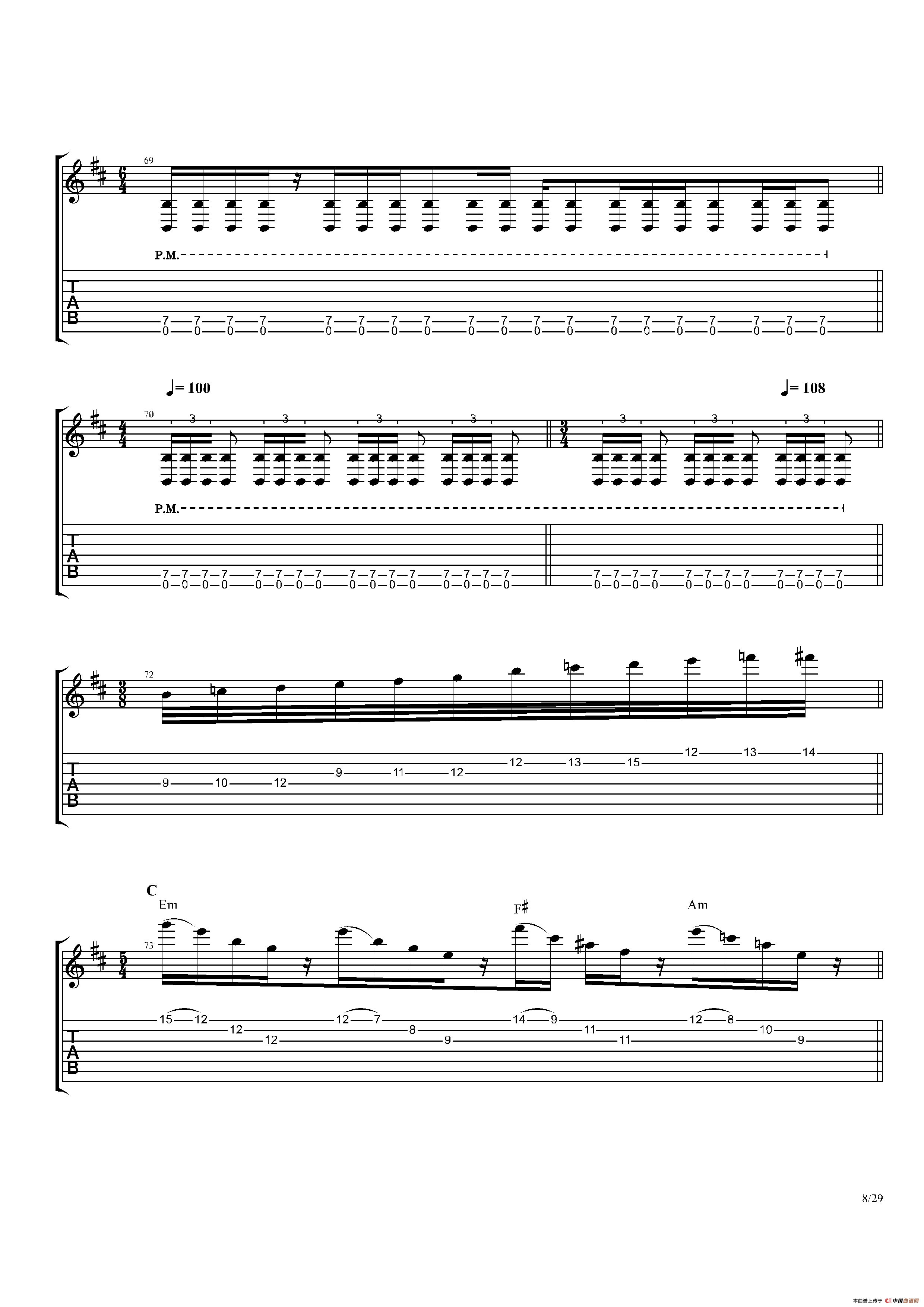 The Dance Of Eternity（吉他独奏）