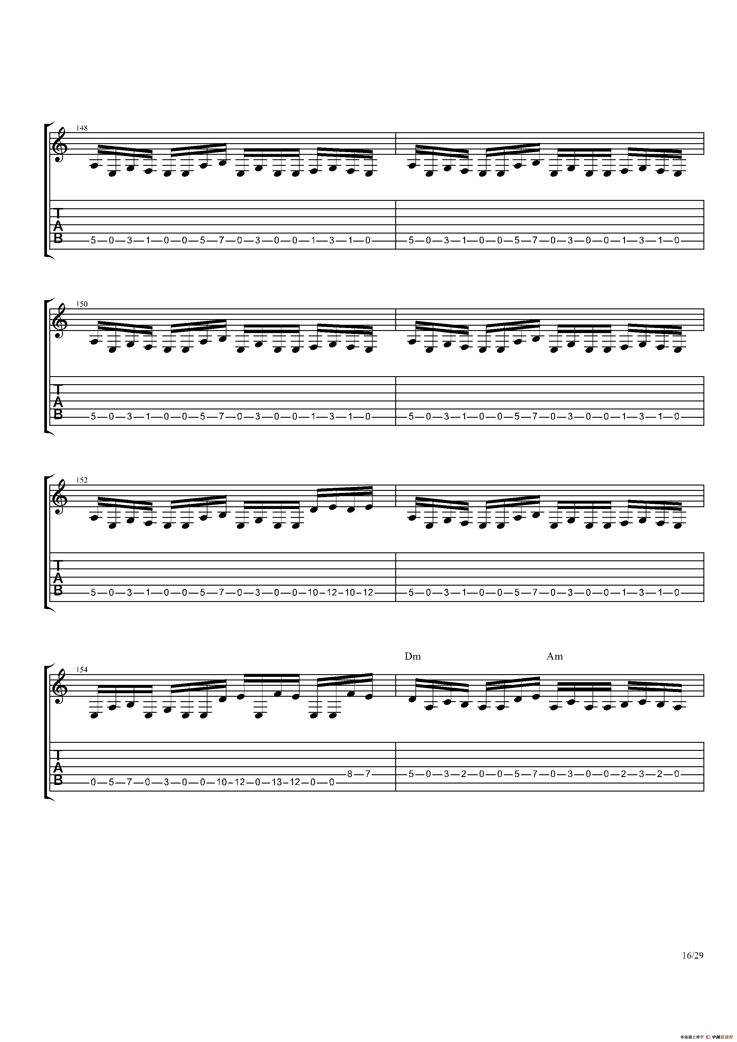 The Dance Of Eternity（吉他独奏）