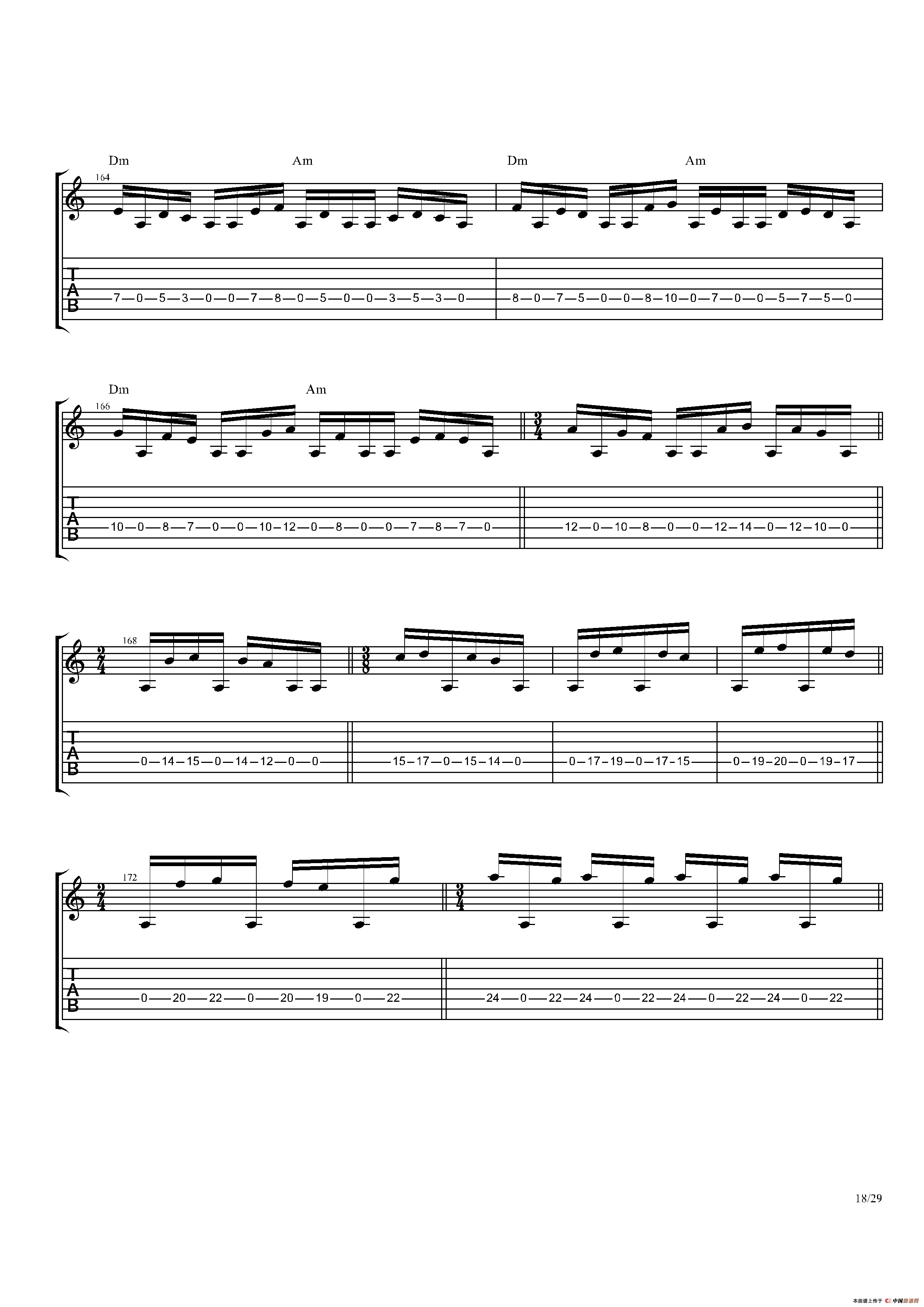 The Dance Of Eternity（吉他独奏）