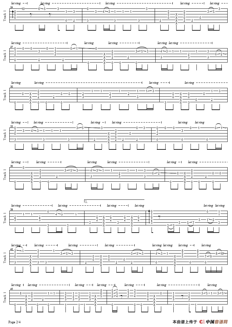 情非得已（吉他演奏）