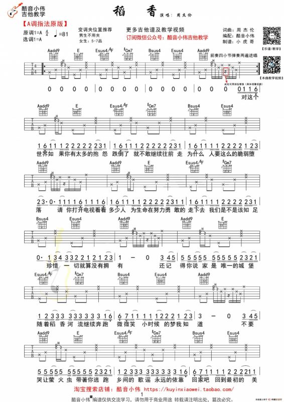 稻香（酷音小伟编配版）