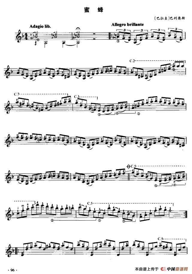 蜜蜂（古典吉他）