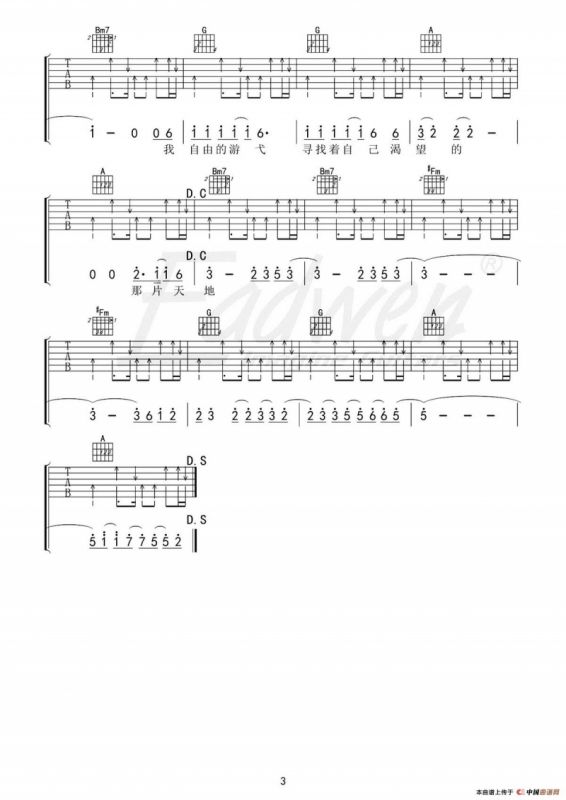 寻水的鱼（老姚制谱版）