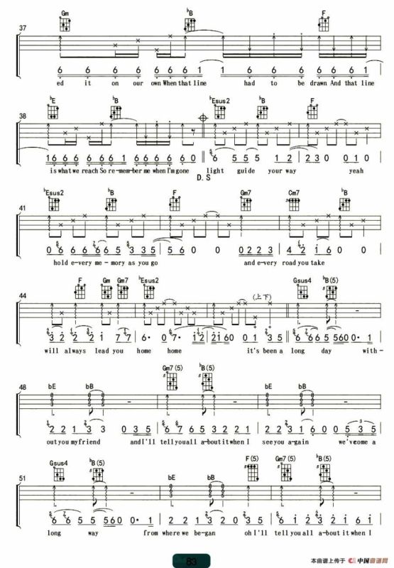 See You Again（尤克里里谱、杨鑫编配版）