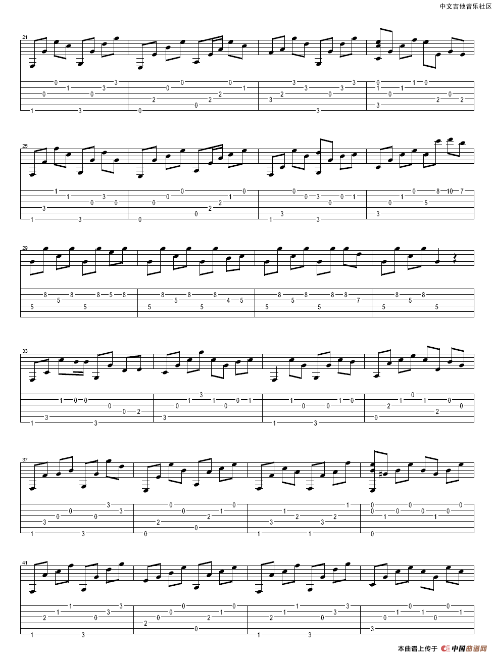 我以为（指弹独奏）