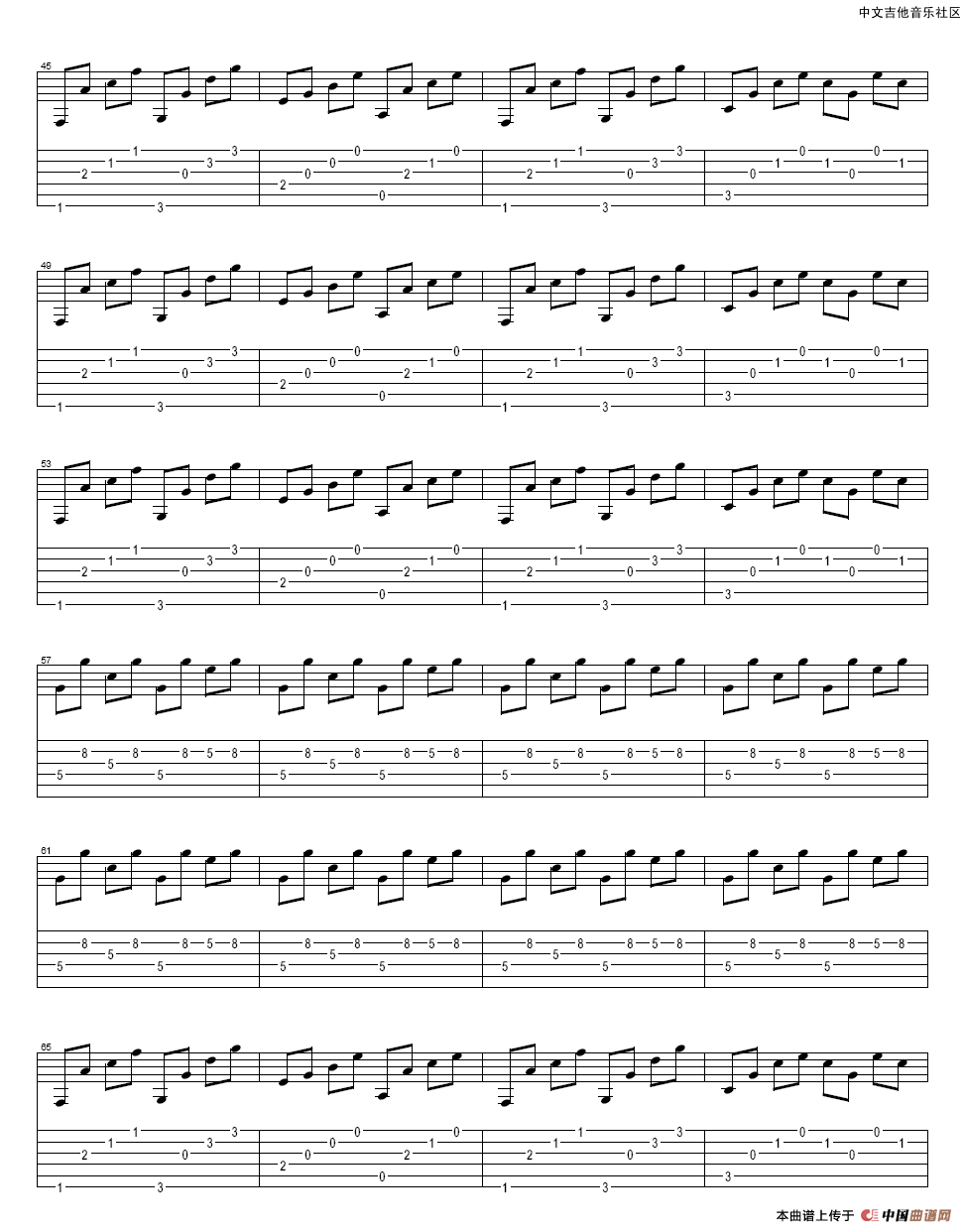 我以为（指弹独奏）