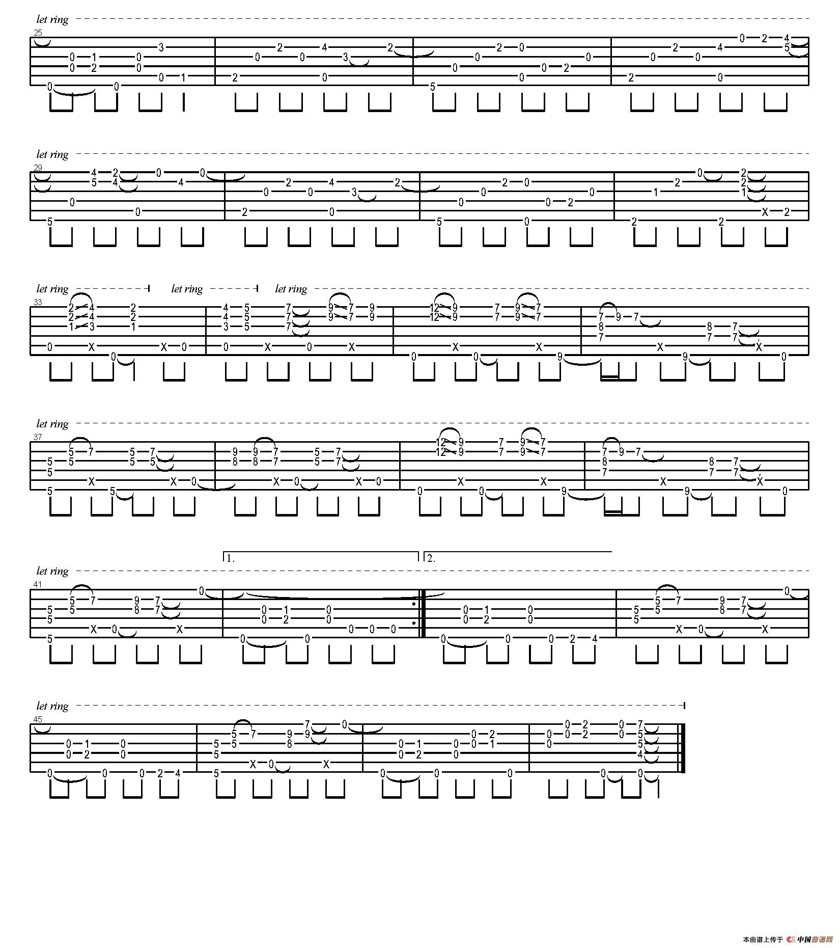 Eternal（岸部真明指弹吉他谱）