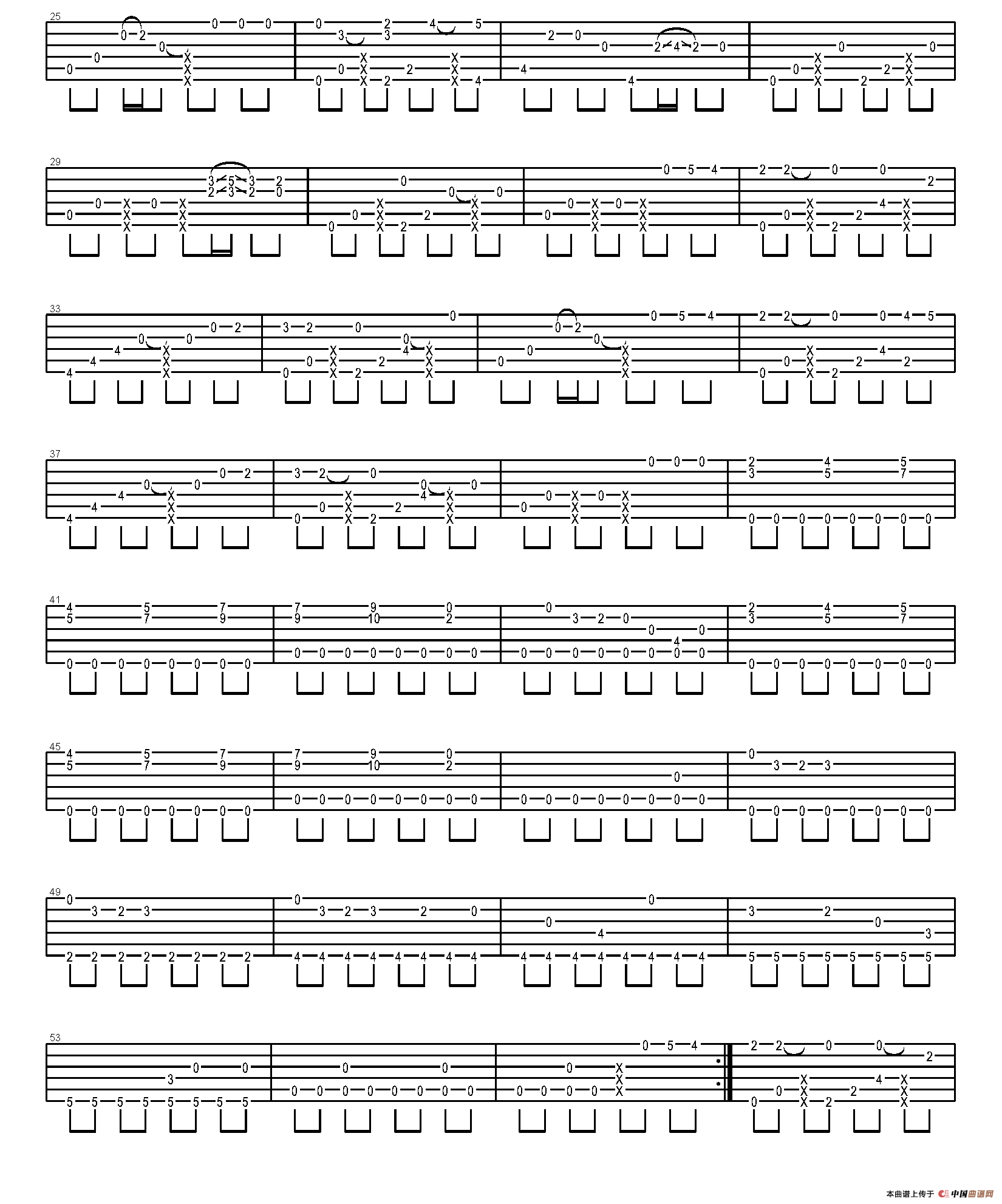 New Song（岸部真明指弹吉他谱）