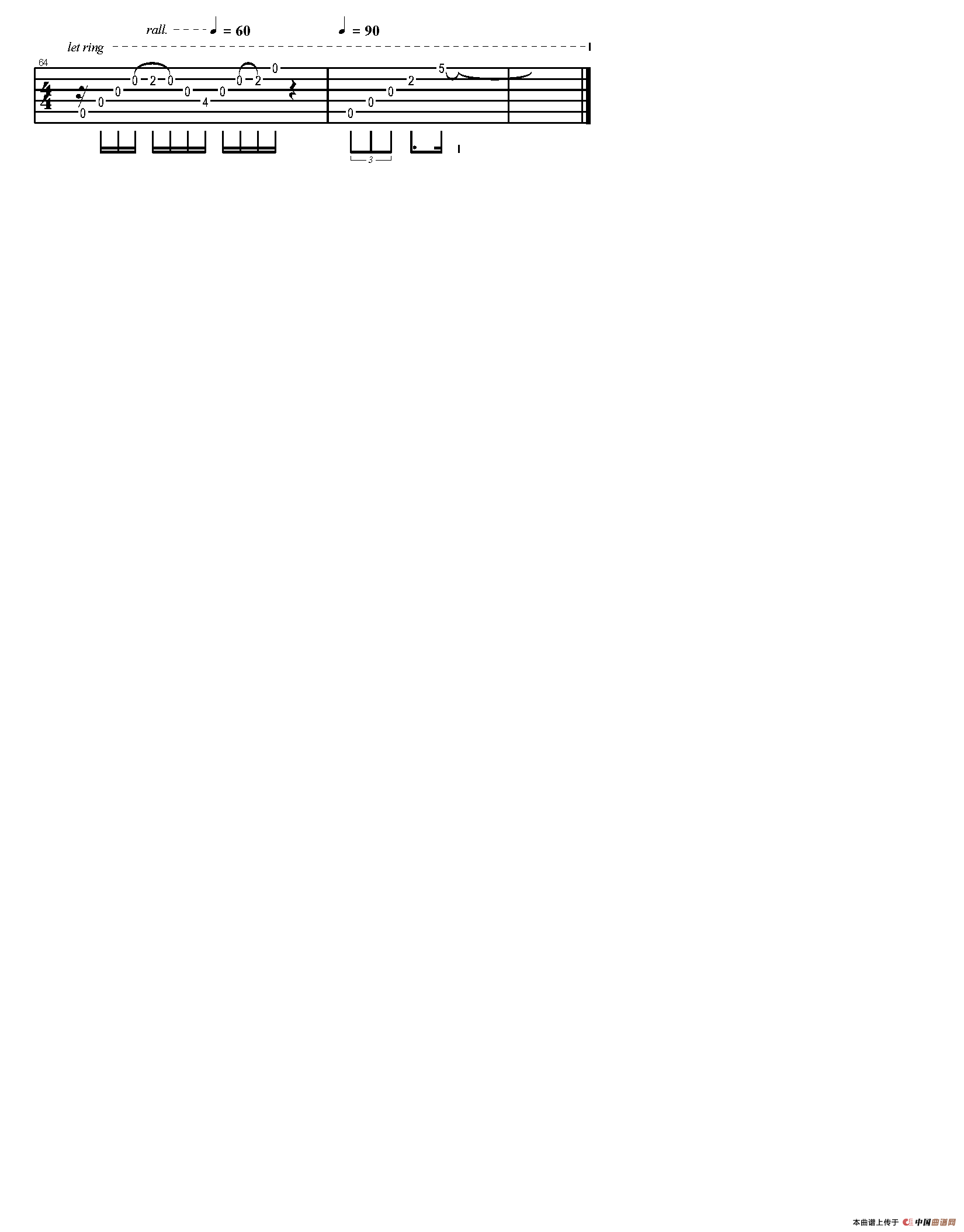 Sleepless Night（岸部真明指弹吉他谱）