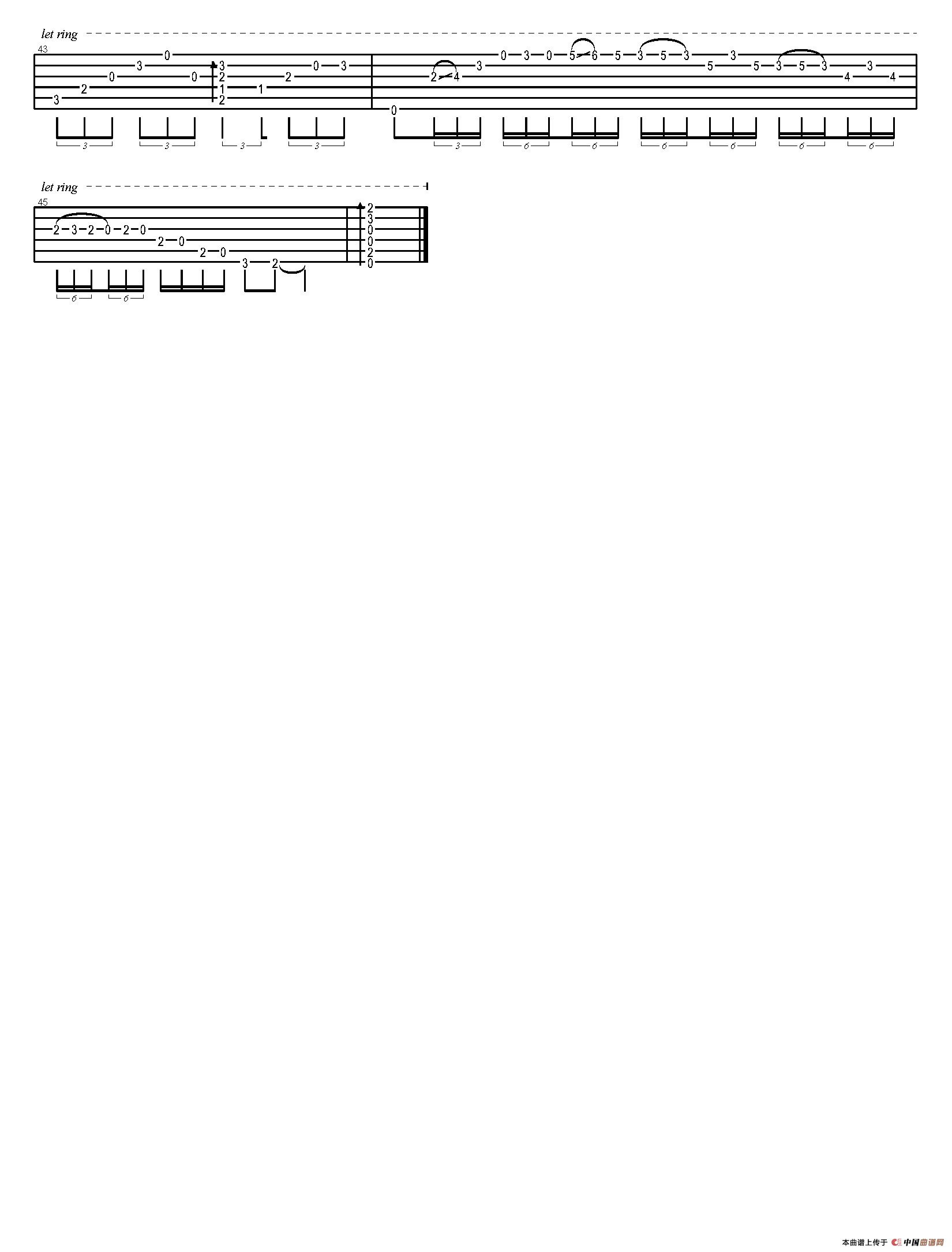 smoker（岸部真明指弹吉他谱）