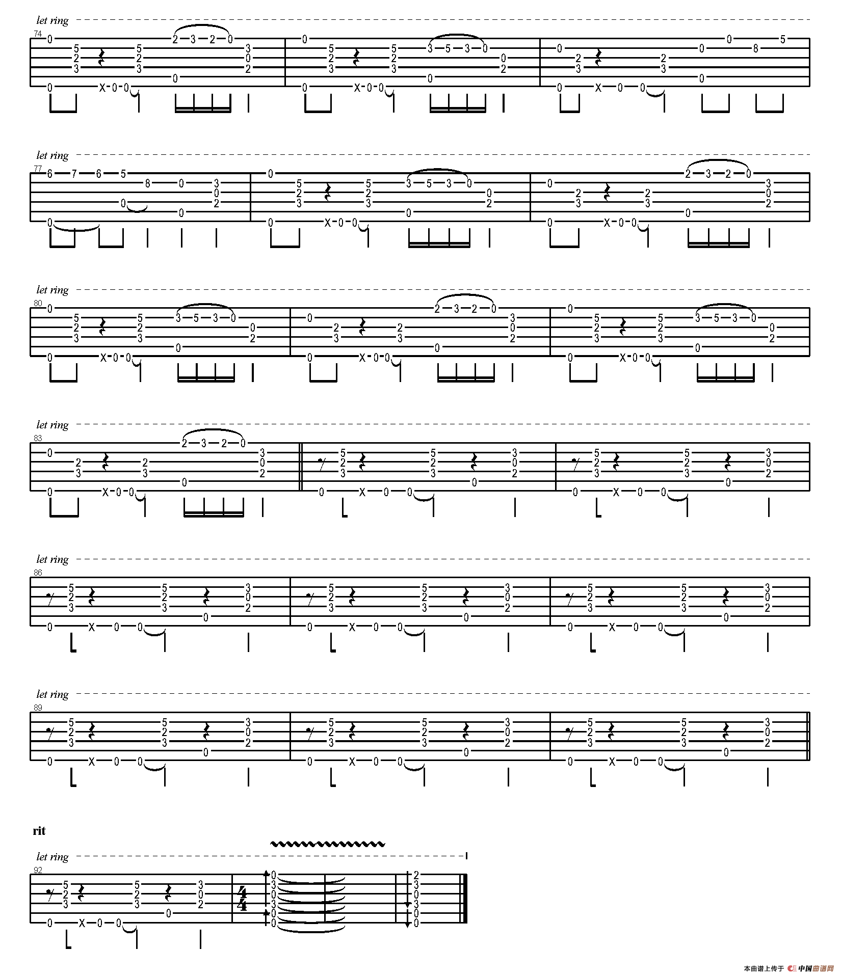 Take Five（岸部真明指弹吉他谱）