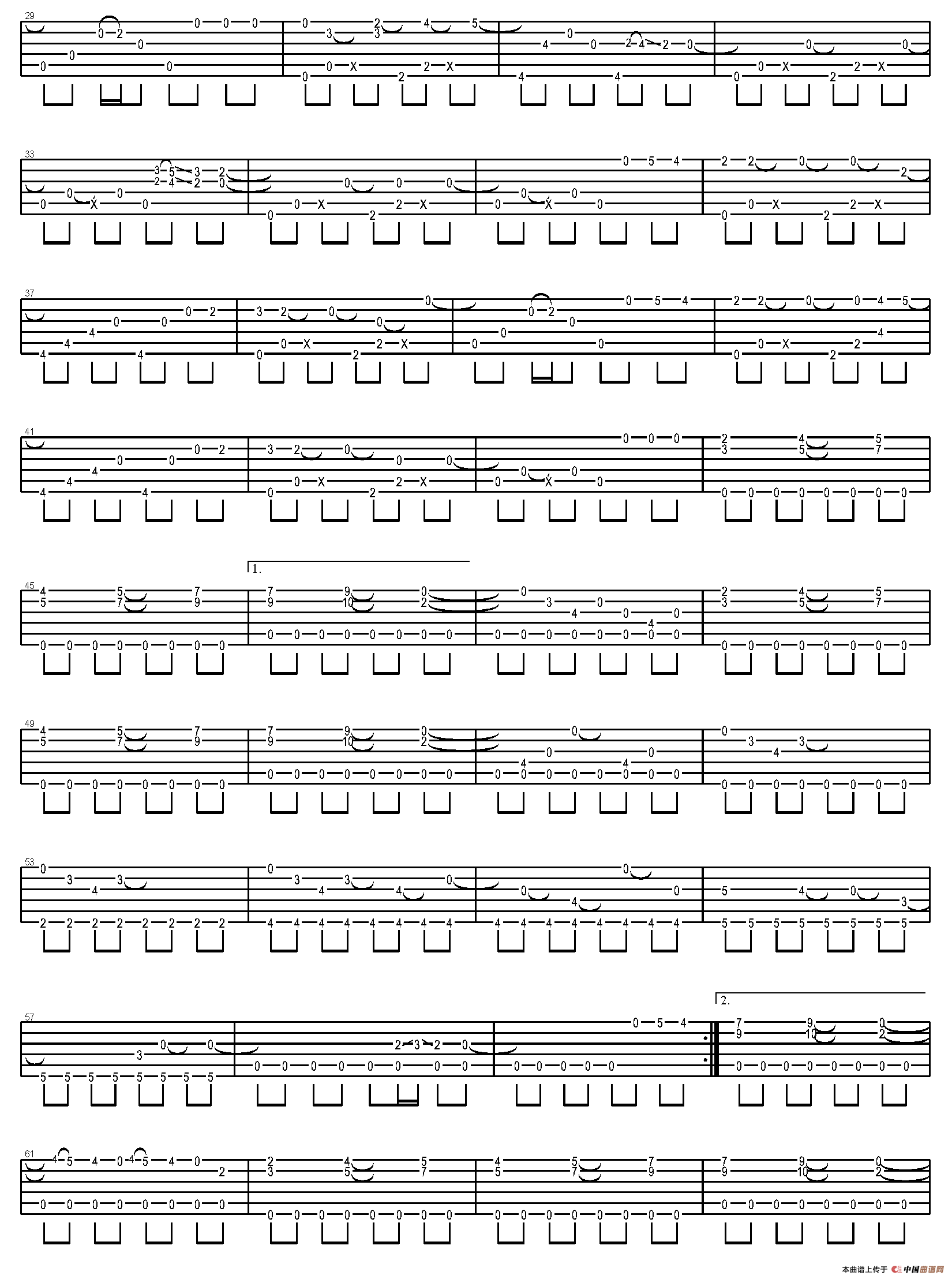 Time travel（岸部真明指弹吉他谱）