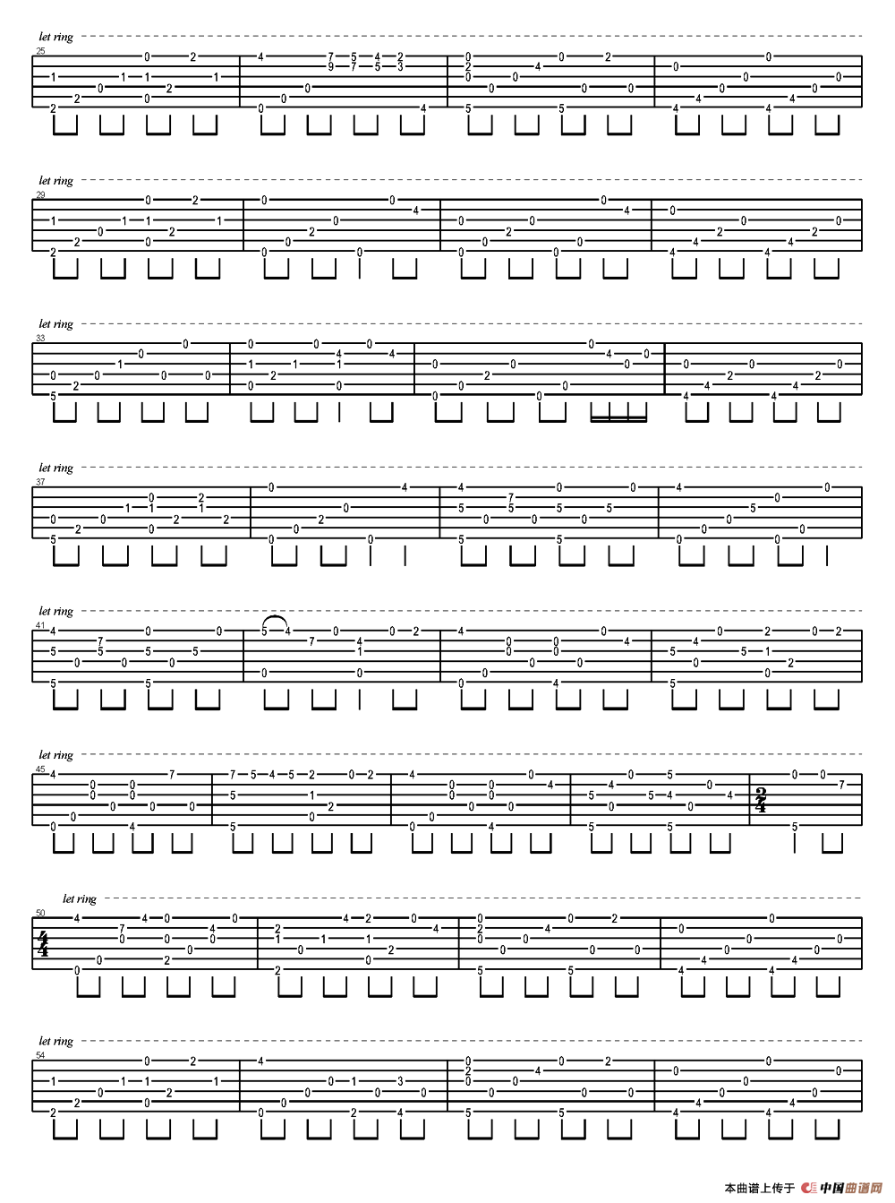 少年の梦（岸部真明指弹吉他谱）