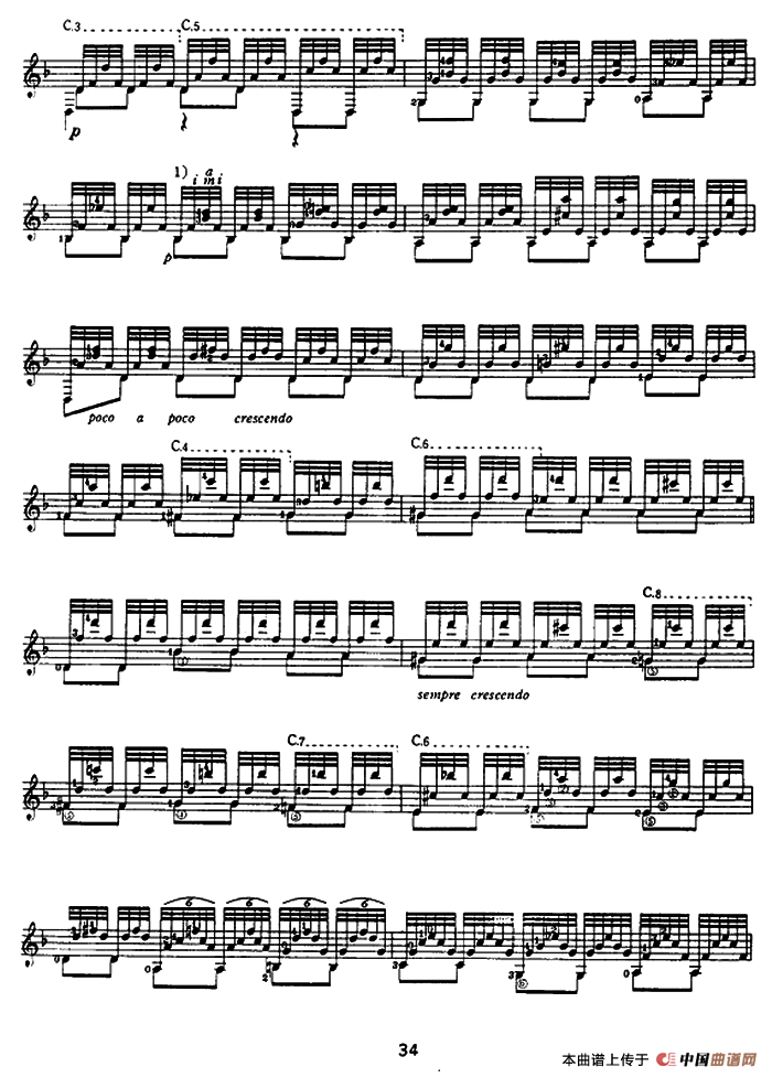 恰空舞曲（古典吉他）