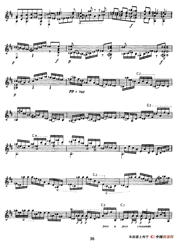 恰空舞曲（古典吉他）