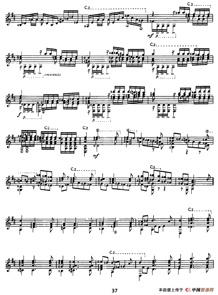 恰空舞曲（古典吉他）