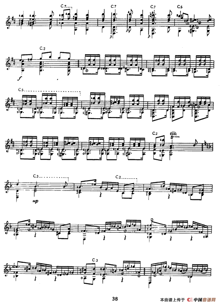 恰空舞曲（古典吉他）