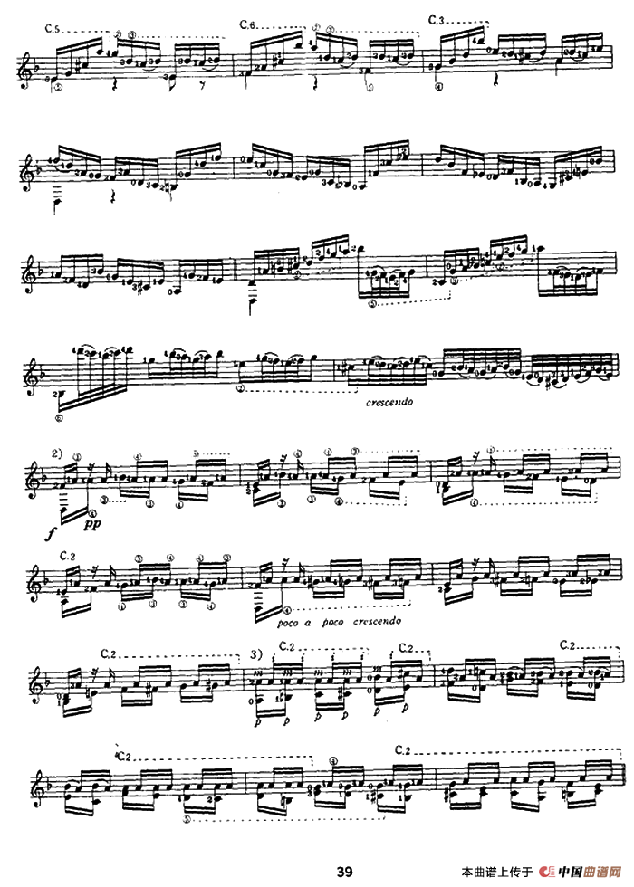 恰空舞曲（古典吉他）