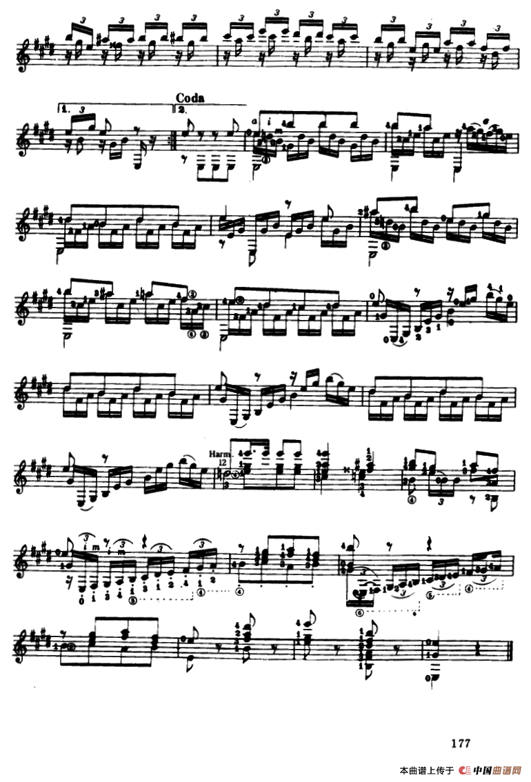 《魔笛》主题变奏曲（古典吉它）