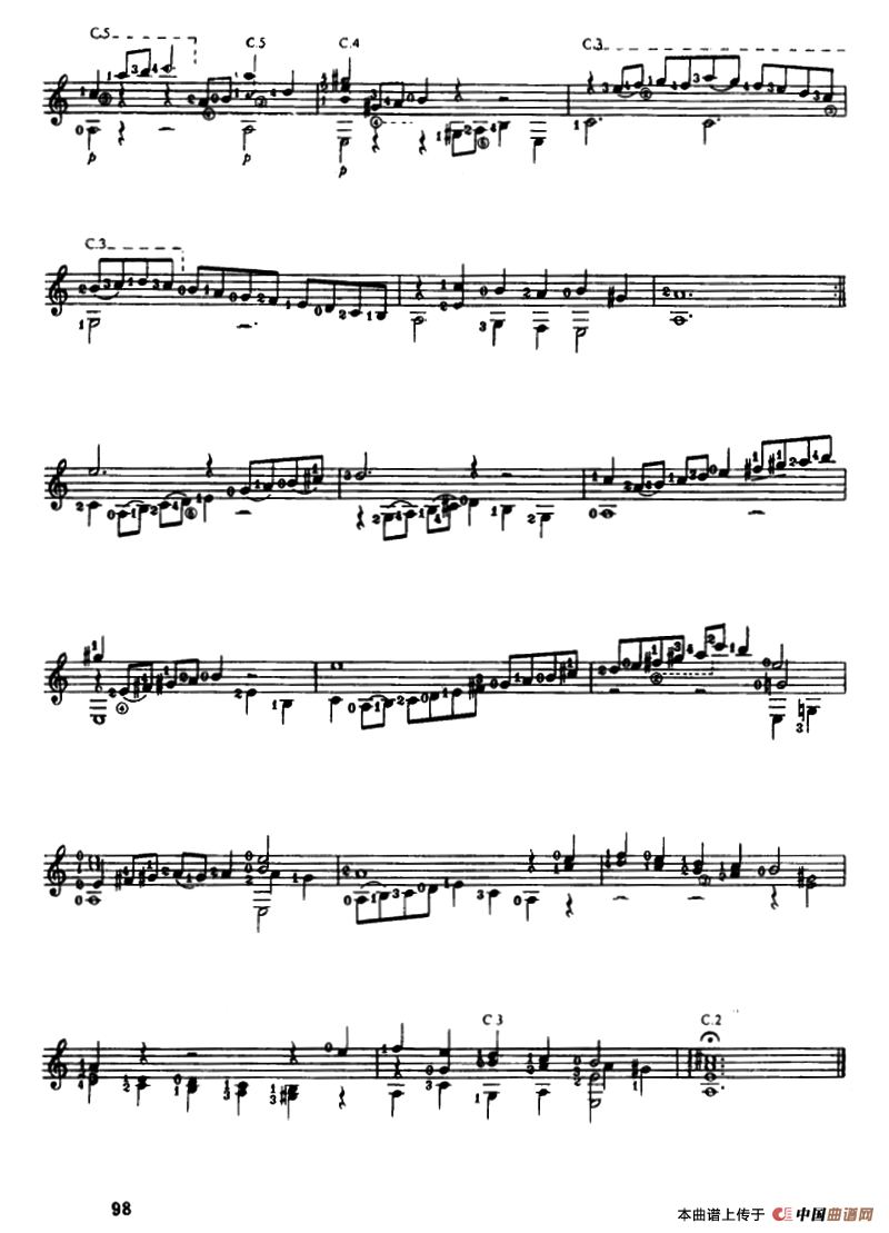 变奏曲（古典吉它）