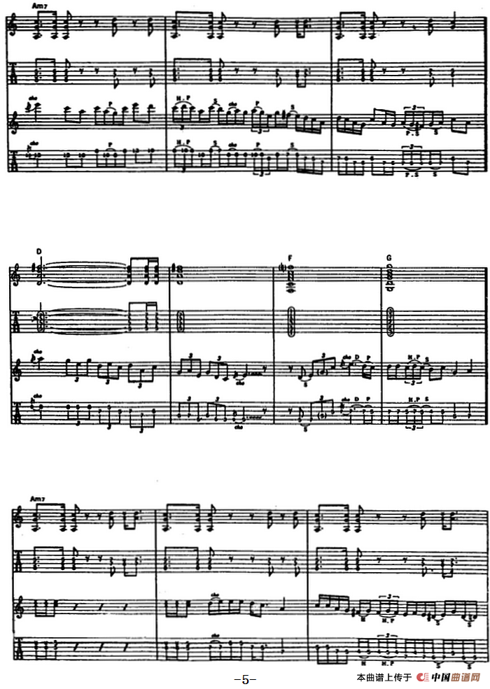 禁止人们叫喊（电吉他）