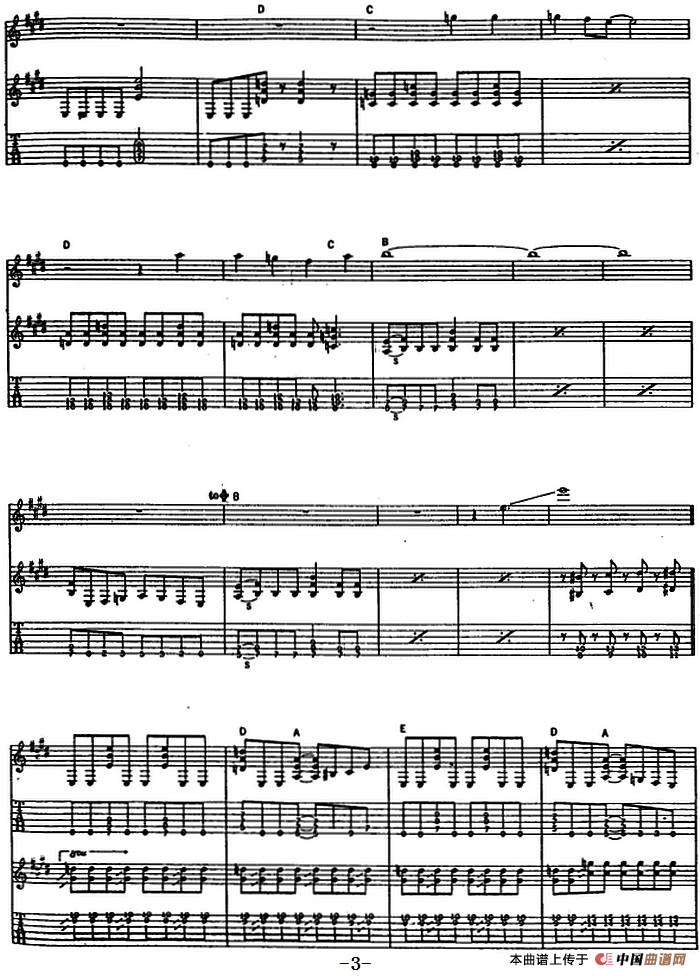 迅速地武装起来（电吉他）