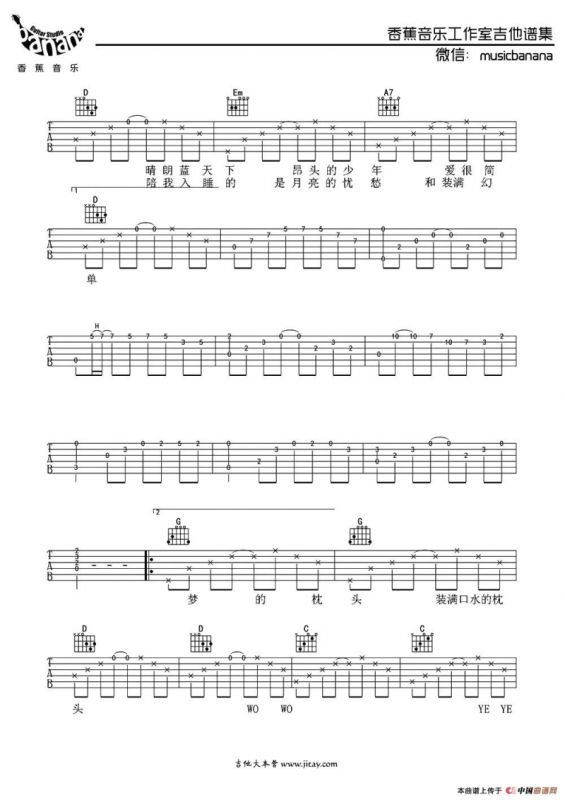 少年锦时（香蕉音乐工作室编配版）