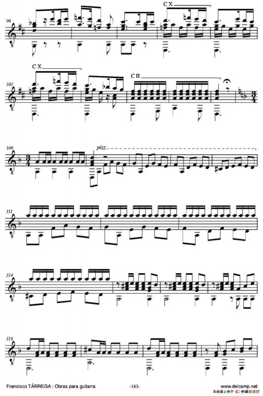 FANTASIA(Sobre motivos de la Zarzuela Marina de Juan Emilio Arrieta)（古典吉他）