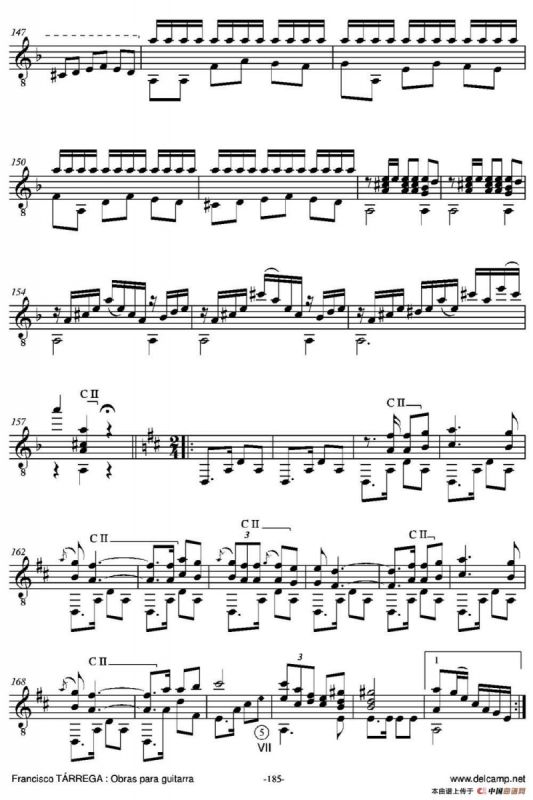 FANTASIA(Sobre motivos de la Zarzuela Marina de Juan Emilio Arrieta)（古典吉他）