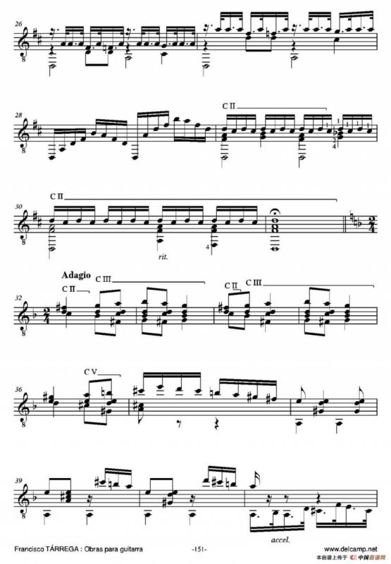 FANTASIA(Sobre motivos de la Traviata de Giuseppe Verdi)（古典吉他）