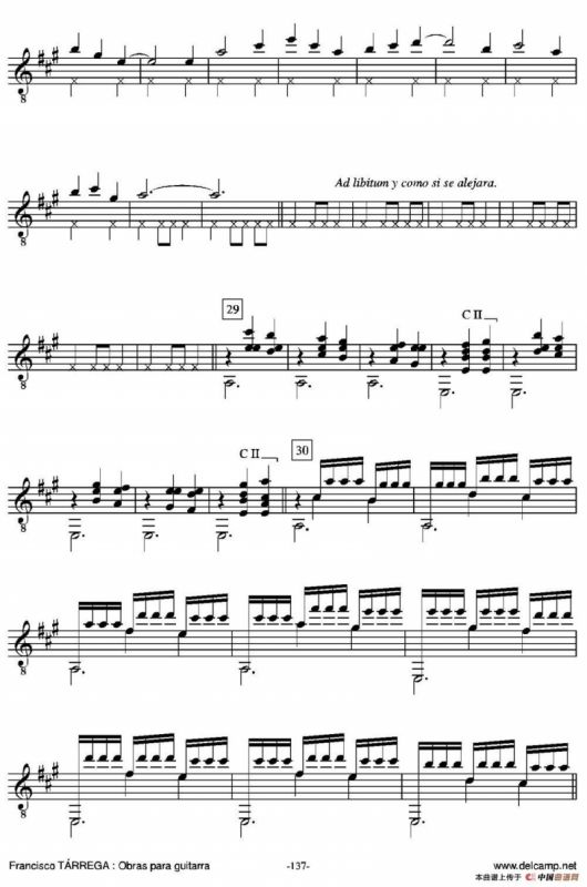 GRAN JOTA DE CONCIERTO(Arreglado sobre la Jota aragonesa de Julian Arcas)（古典吉他）