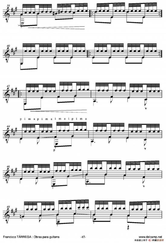 iSUENO!(Tremolo-Estudio A mi querido amigo el notable aficionado Dr.D.Severino G（古典吉他）