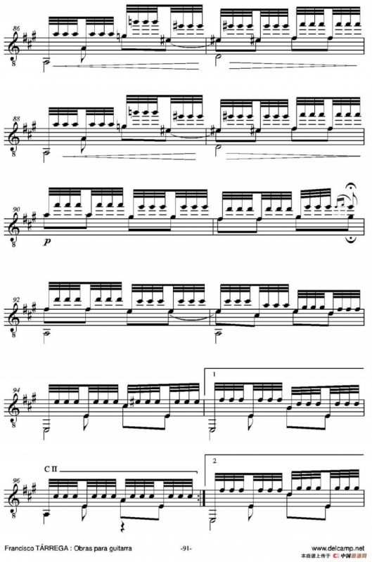 iSUENO!(Tremolo-Estudio A mi querido amigo el notable aficionado Dr.D.Severino G（古典吉他）