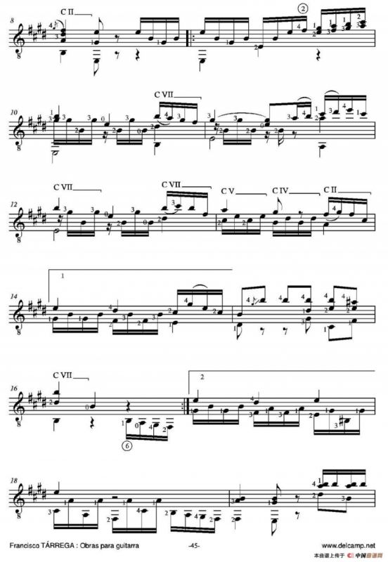 MINUETTO(A mi preditecta discipula y noble Srta. Maria Rita Bondi)（古典吉他）