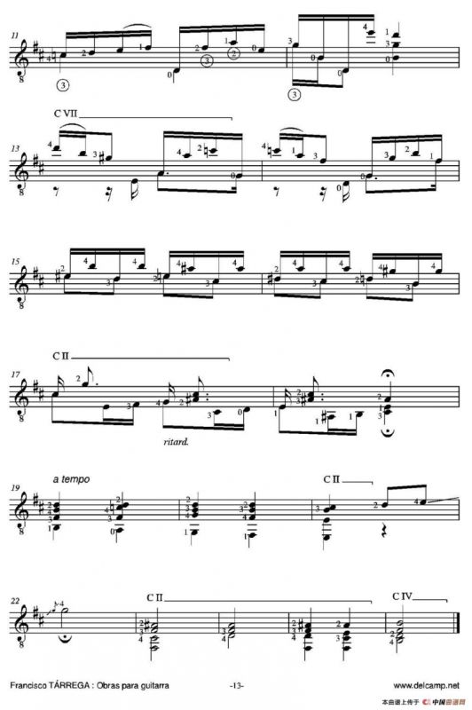 LA CARTAGENERA（古典吉他）