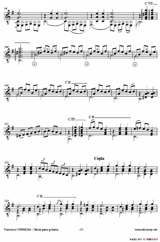 LA CARTAGENERA（古典吉他）