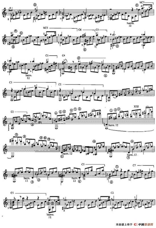 Adagio from SonataOp.27No.2（古典吉他）